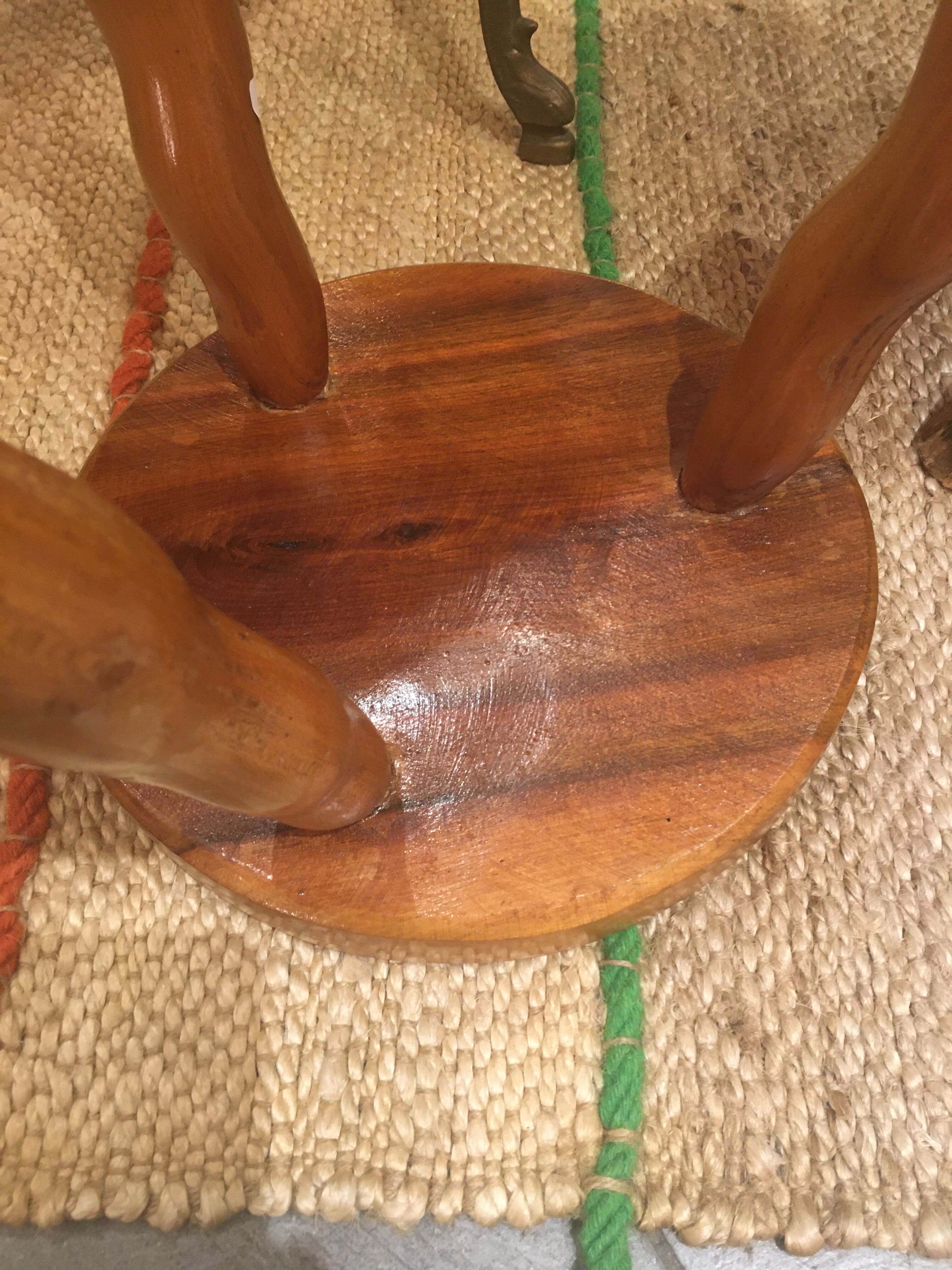 Vintage tripod stool