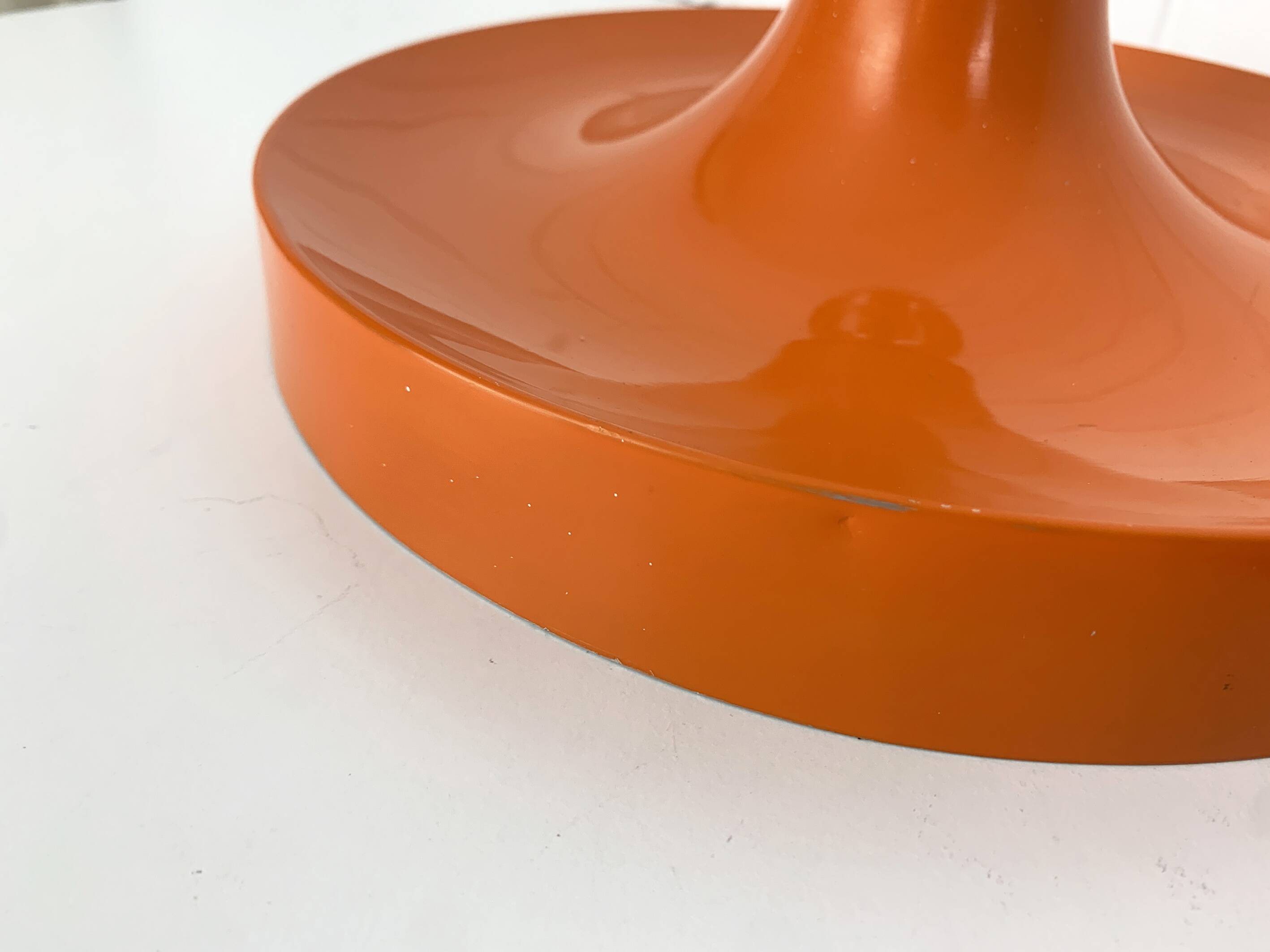 Pair of Space Age Teka wall lights, Germany in aluminum, Flush, Disc, 1960-70