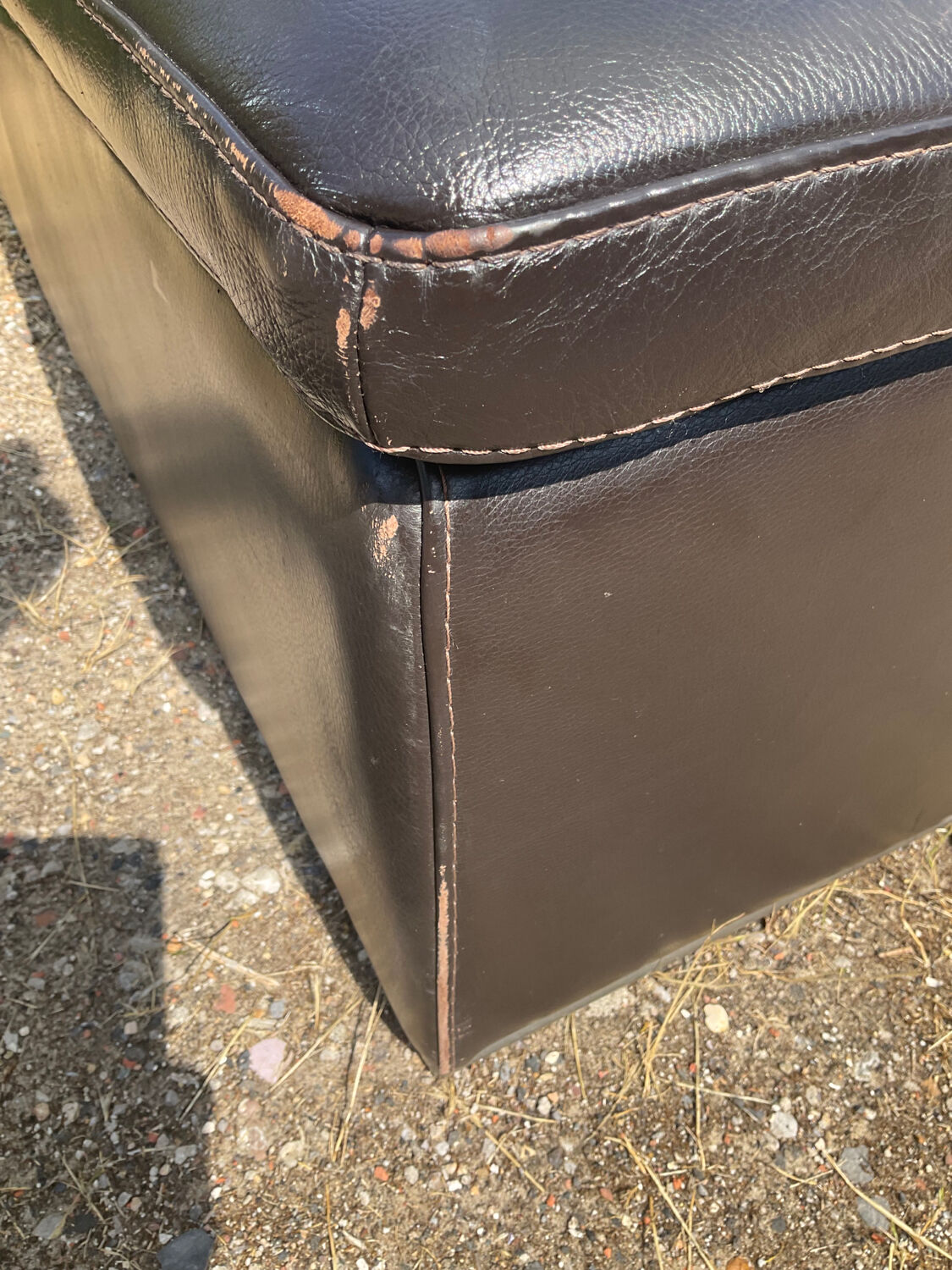 Incanto Italy modular corner sofa in brown leather