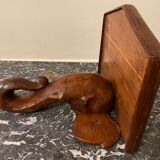 Wall console elephant head