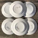 Flat plates (6)vintage model André