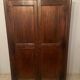 Antique solid wood wardrobe in country/traditional style.