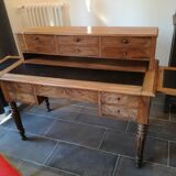 Louis Philippe 19th-century walnut desk Louis Philippe