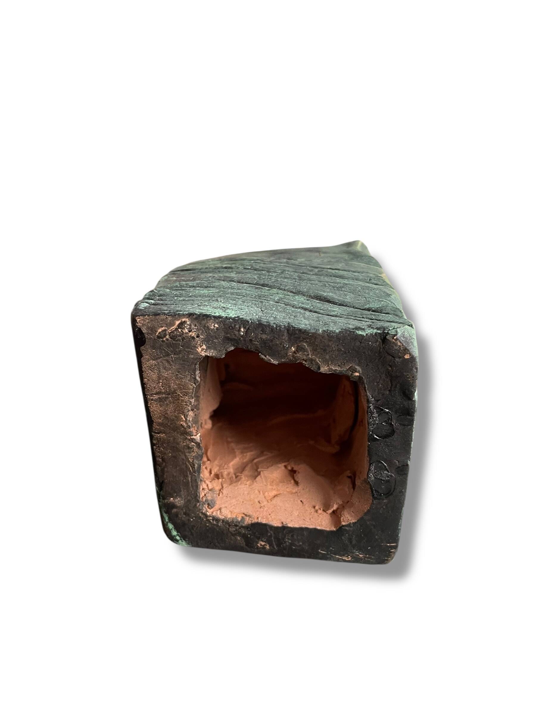 Cat Modernist Terracotta Sculpture