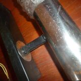 Lot 2 wall lights chrome glass 1960