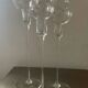 Trio of blown glass vases