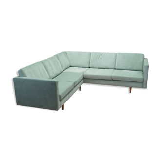 Mint corner sofa, Danish design, 1990s, production: Denmark