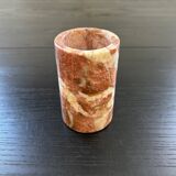 Pink marble vase