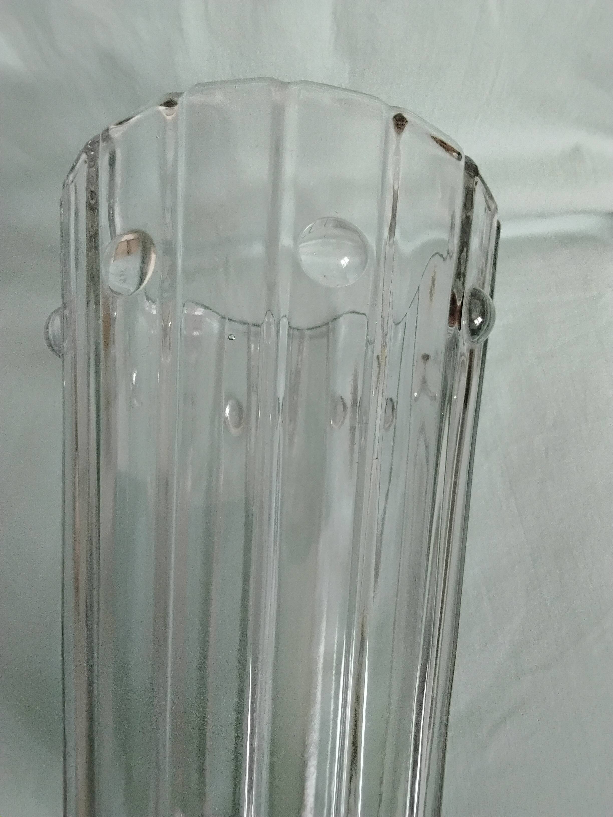 Art Deco glass vase