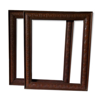 Pair frames moldings 61.5 x 51
