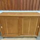 Sideboard, sliding doors, 1970s vintage