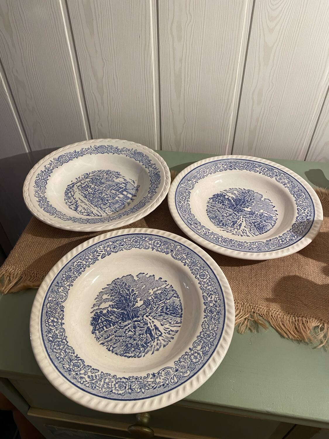 Antique English plates