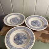 Assiettes anciennes anglaises