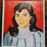 Portrait young girl Mid century