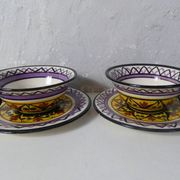 2 anciennes tasses Saint Jean de Bretagne