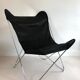 Fauteuil "Papillon"en acier chromé de Gavina Spa, Italie années 70