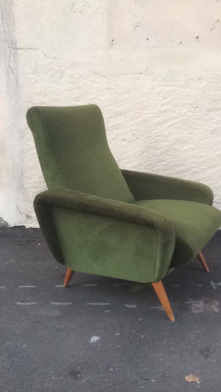 Fauteuil vintage à bascule