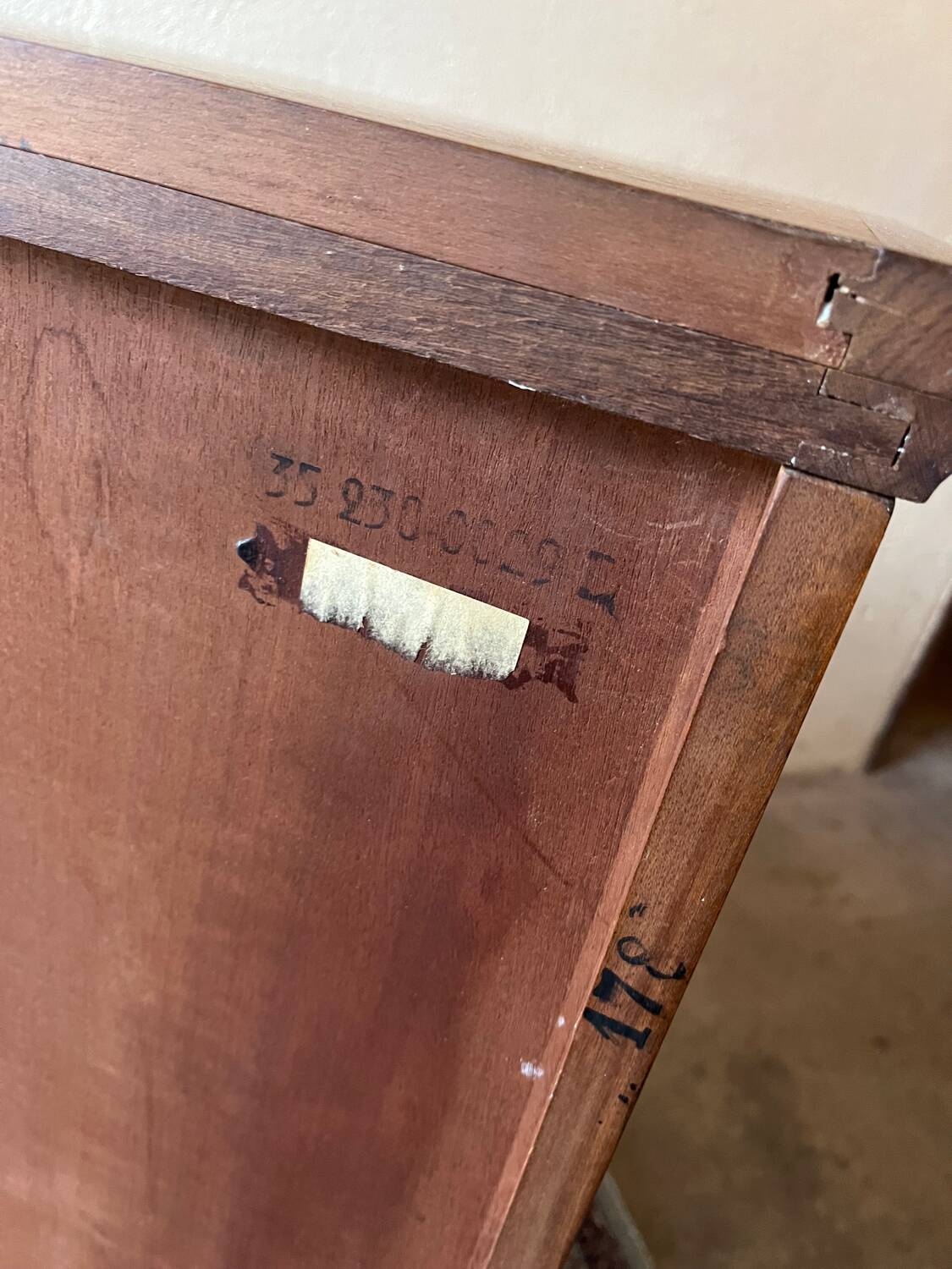 Scandinavian teak bar cabinet from the 1960s