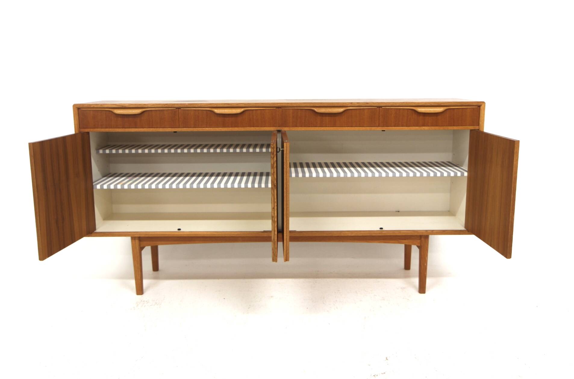 Scandinavian teak sideboard, Bertil Fridhagen, Bodafors, Sweden, 1960
