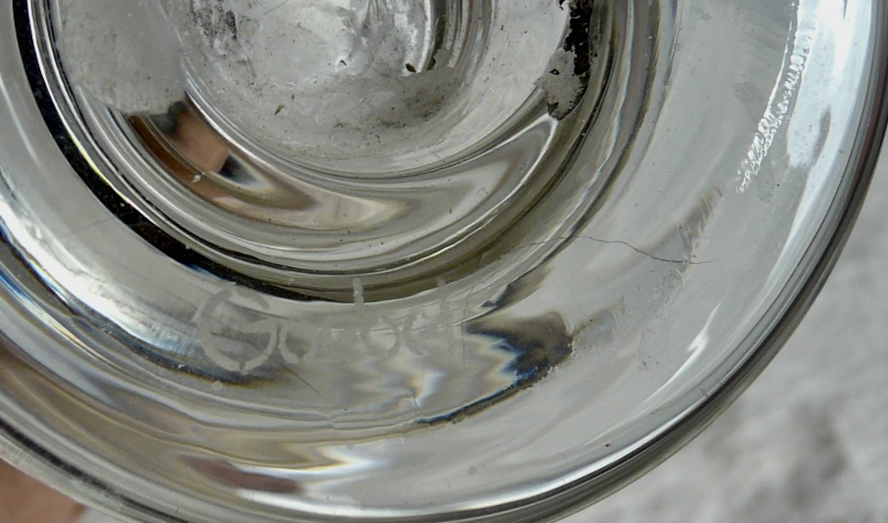 Bougeoir verre Goebel design scandinave