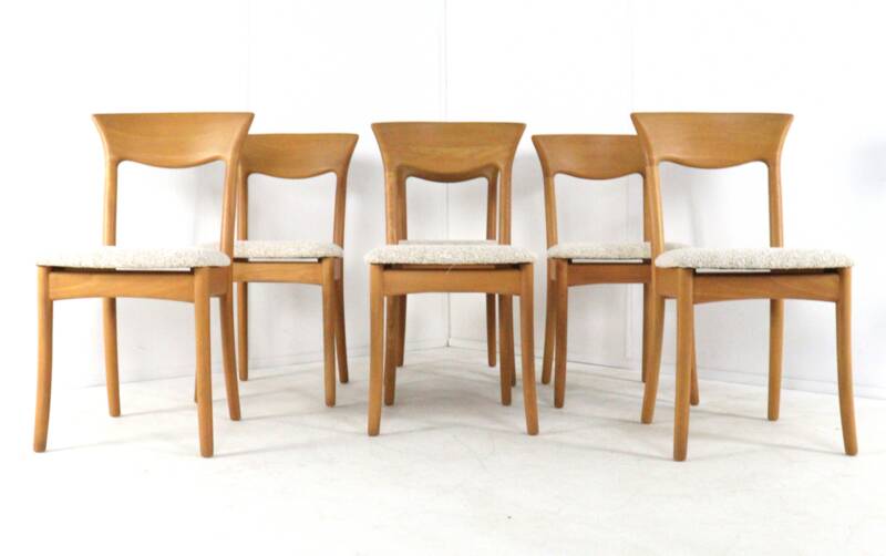 Ensemble de 6 chaises Juul Kristensen pour JK Denmark - design danois