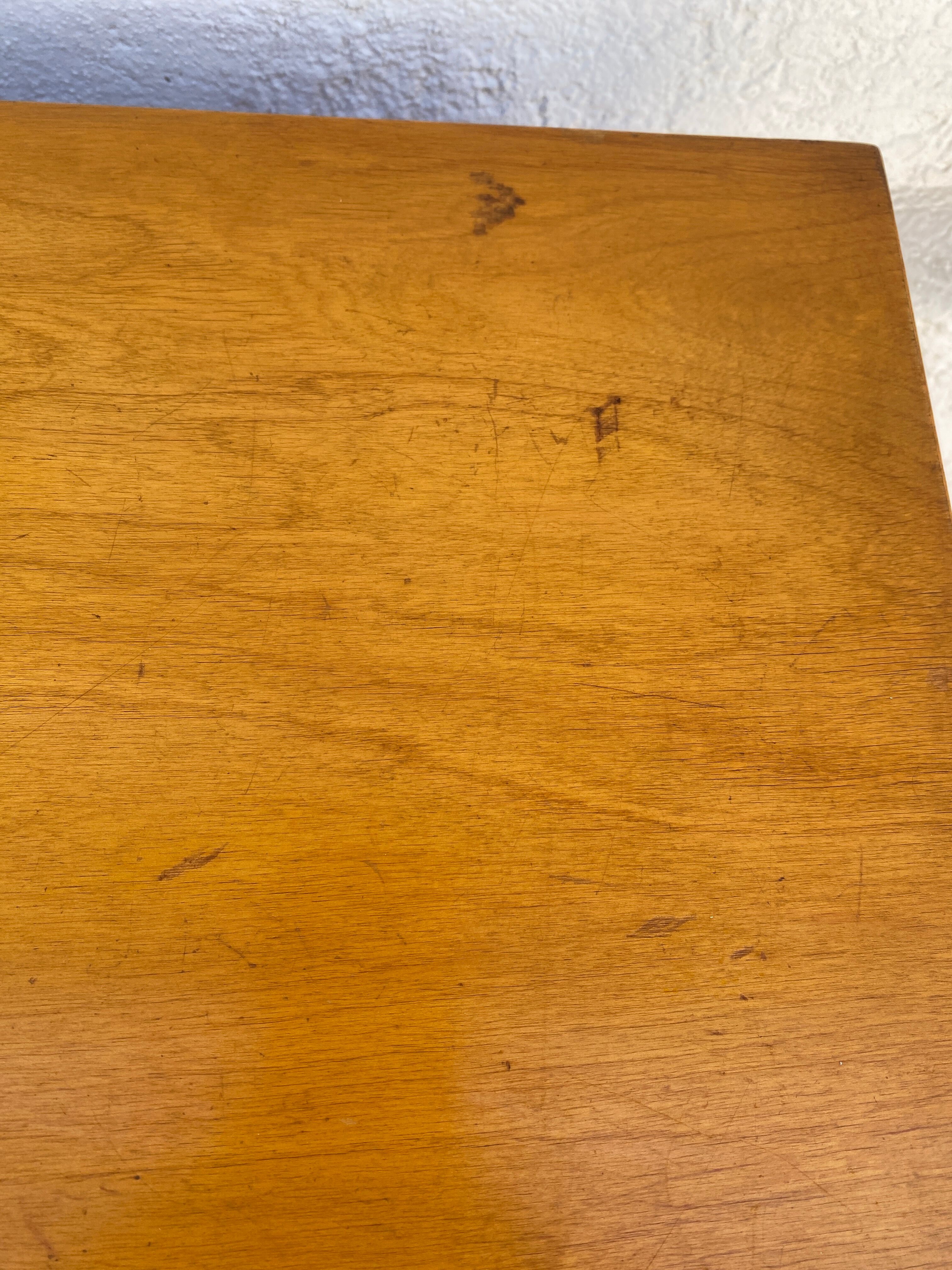 Commode suédoise vintage en bouleau années 50