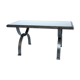 Table d’appoint en fer forgé vintage brutaliste par Raymond Subes