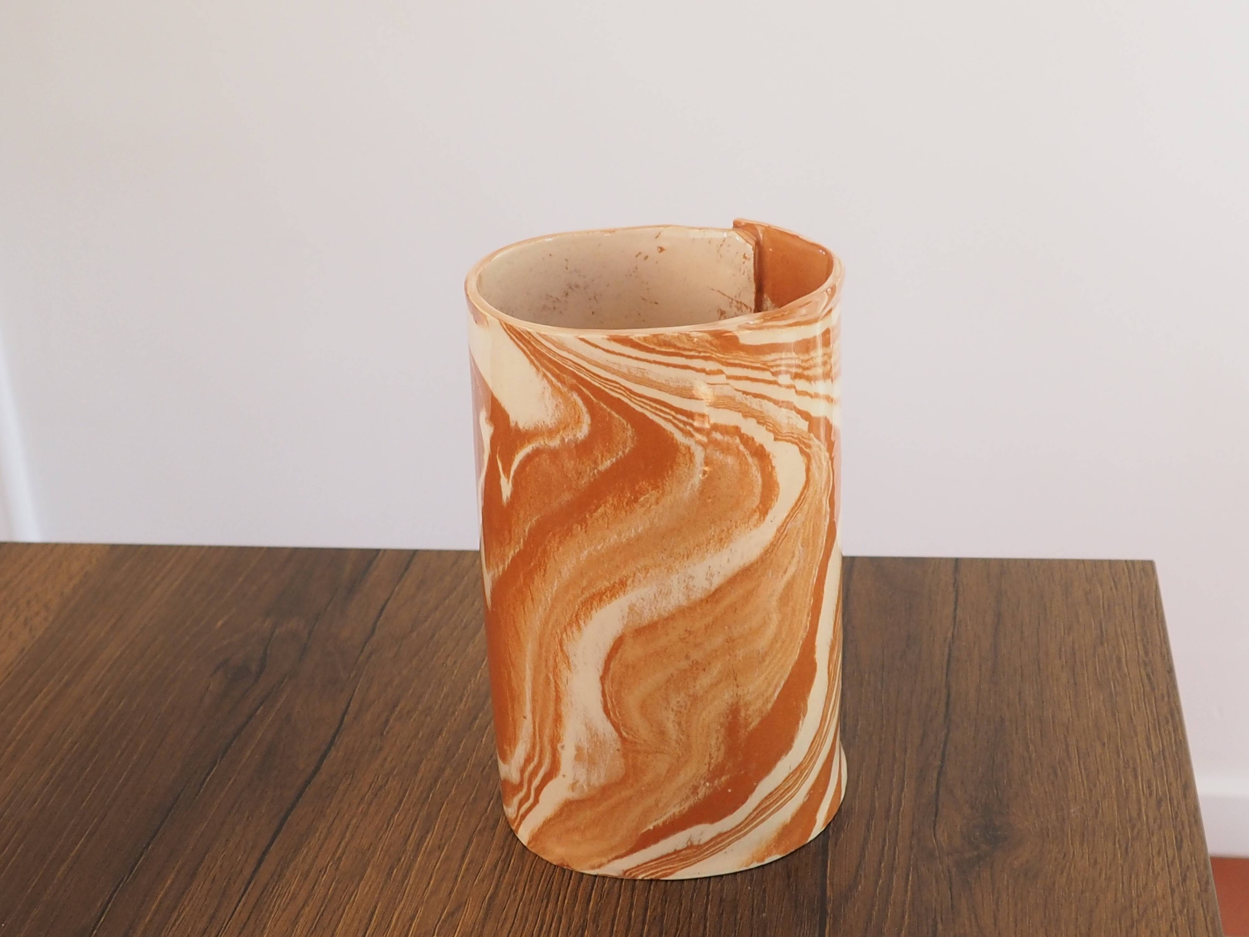 Terracotta vase
