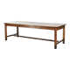 French antique farmhouse dining table from the 19th century of pine wood