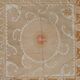 Vintage Turkish hand-knotted rug 141x146 cm