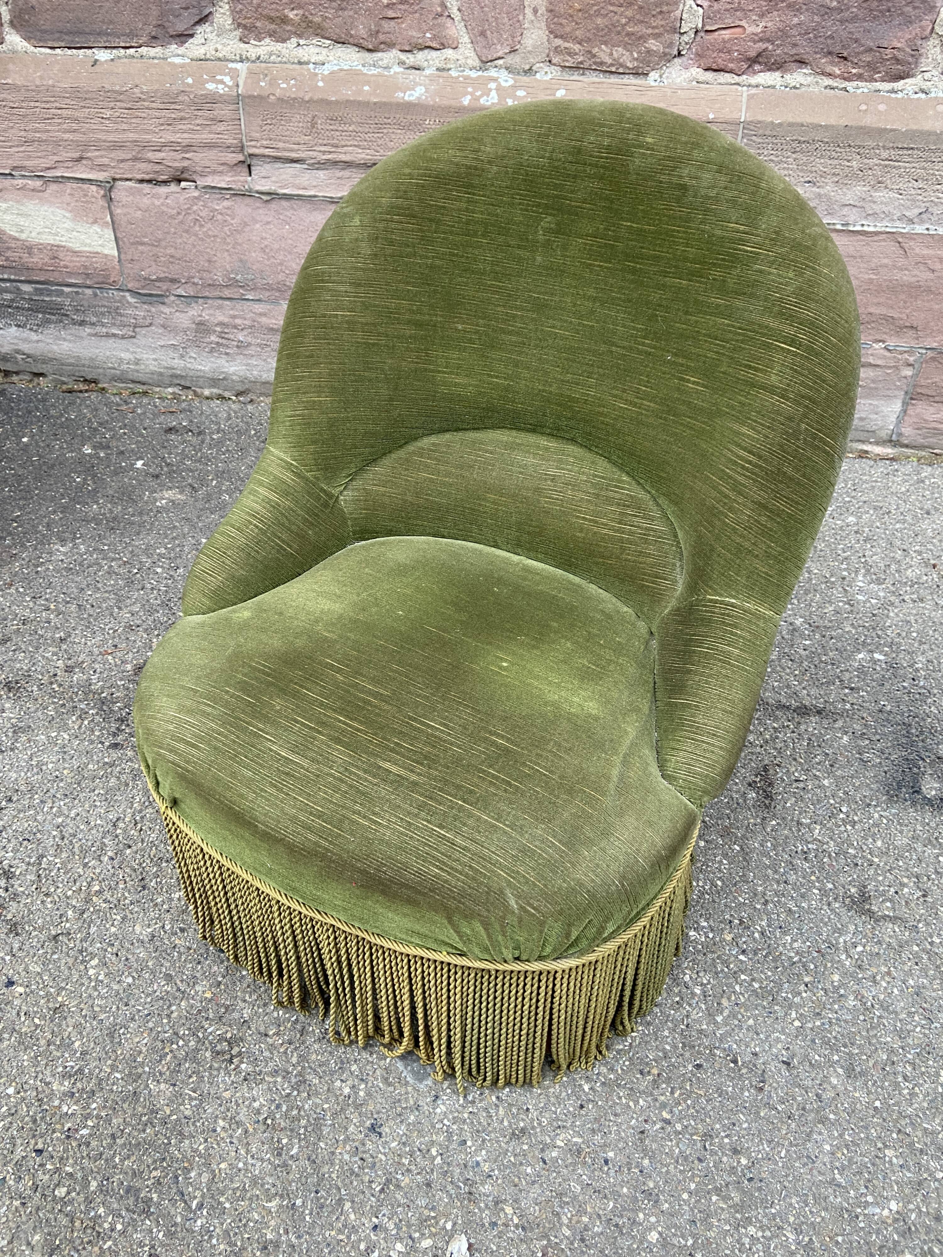 Vintage toad armchair