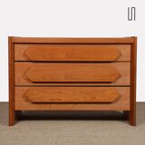 Commode vintage en orme massif, 1980