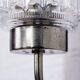 Glass wall lamp years 50