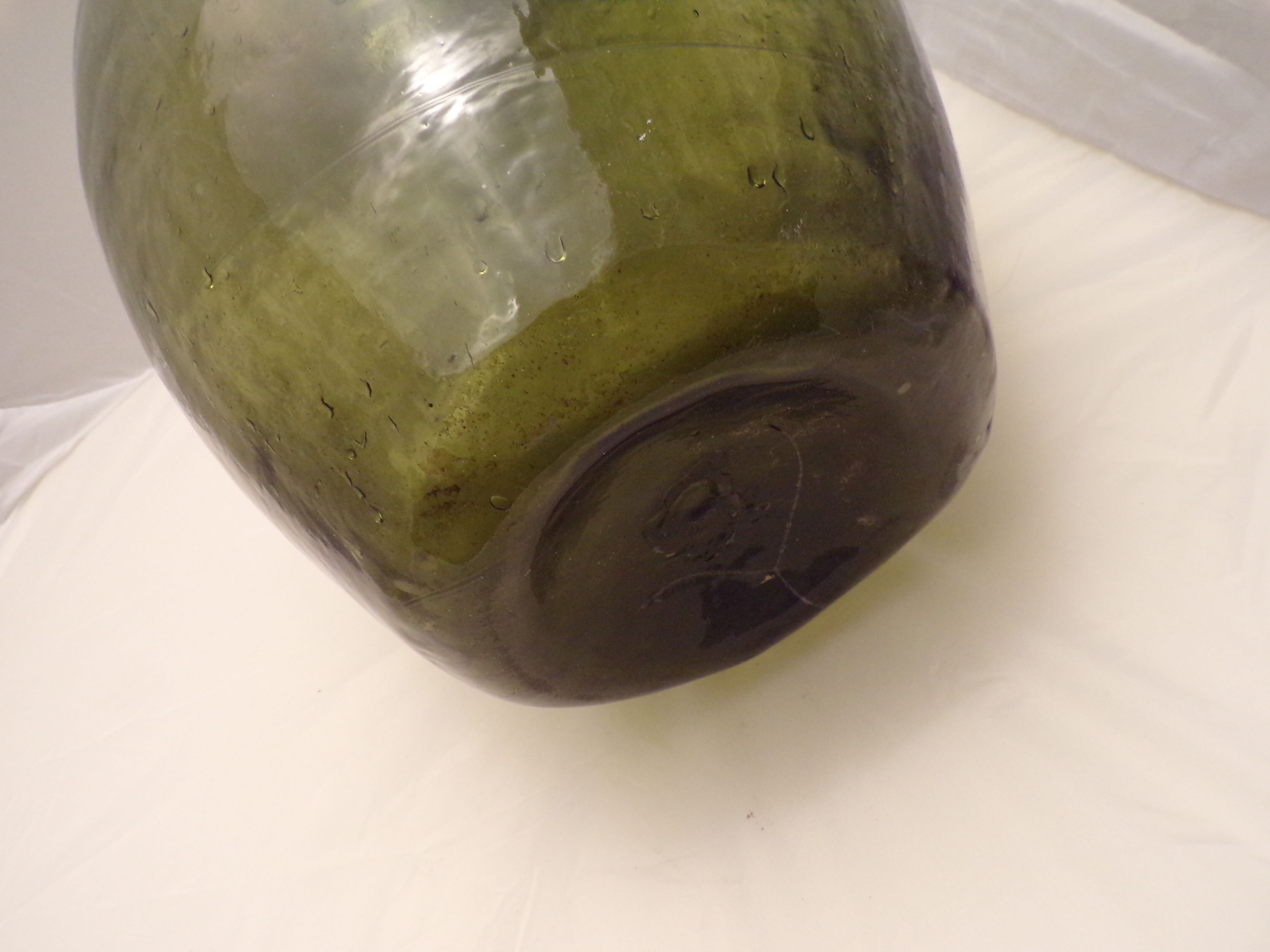 Dame Jeanne glass green 20 liters