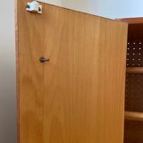 60's wooden shoe cabinet