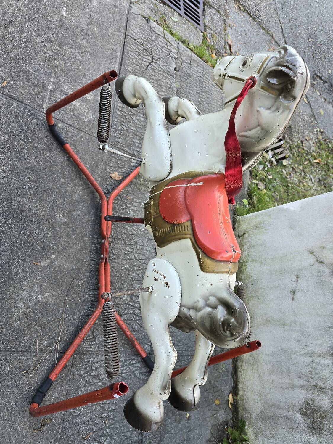 Old mobo toys rocking horse