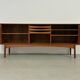 Danish teak tambour door Sideboard by Bernt Petersen 60s