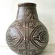 Handmade earthen vase