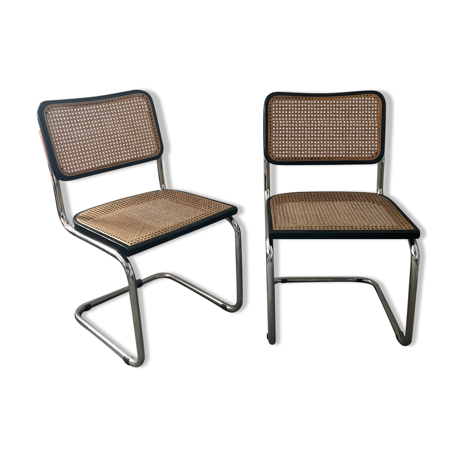 Pair of chairs Marcel Breuer Cesca B32
