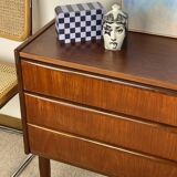 Teak chest of drawers