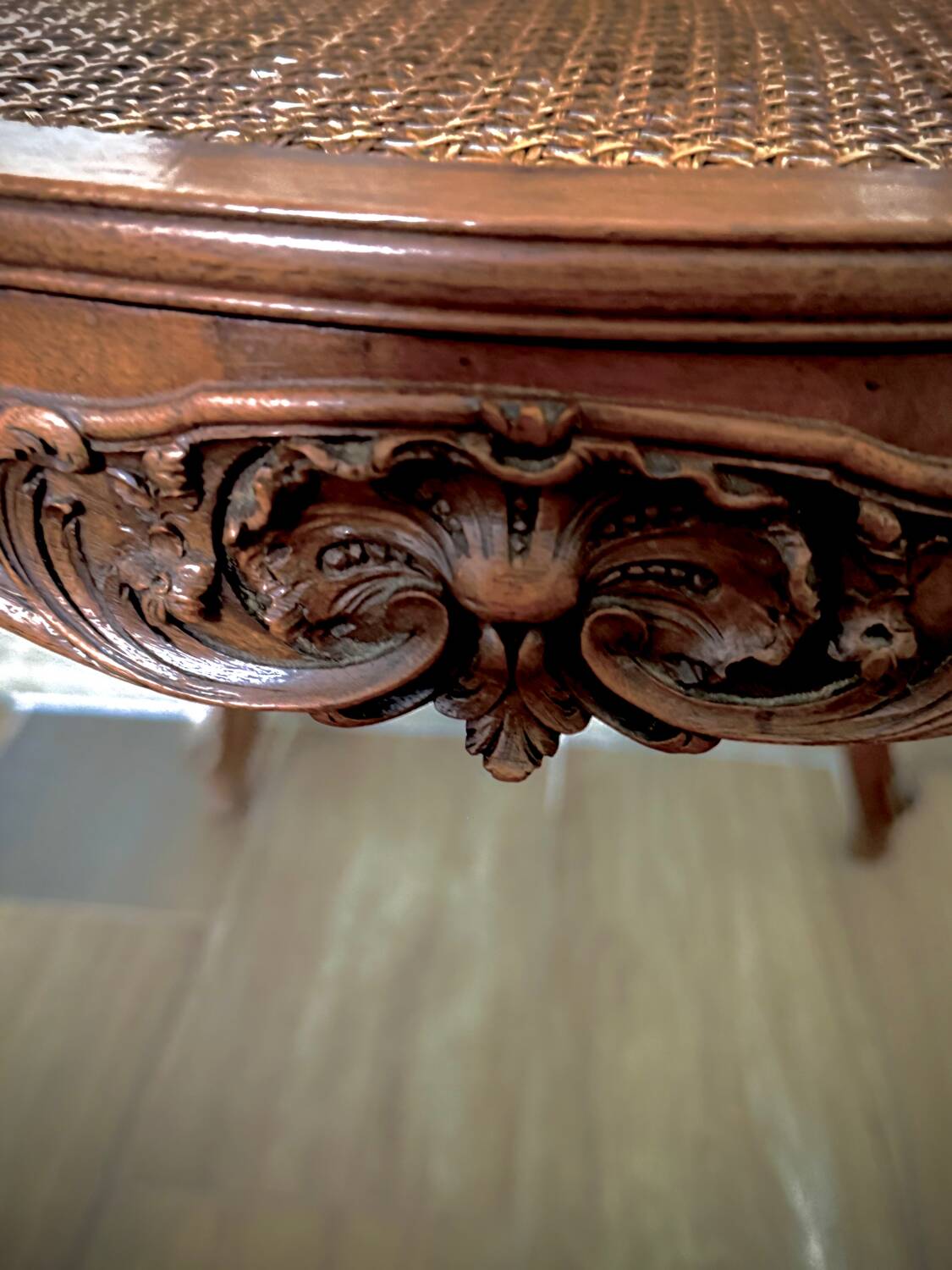 Vintage caned chair – Louis XV