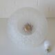 Vintage Murano Glass Sconce Lamp / Unique Light Fixture / Semi Flush Mount