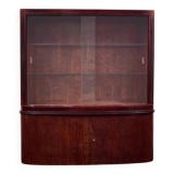 Attributé à Bruno Paul – Vitrine Art déco allemande en placage d'acajou, années 1940