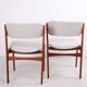 Teak dining room chairs by Erik Buch for Odense Maskinsnedkeri / O.D. Møbler model 49, 1960s