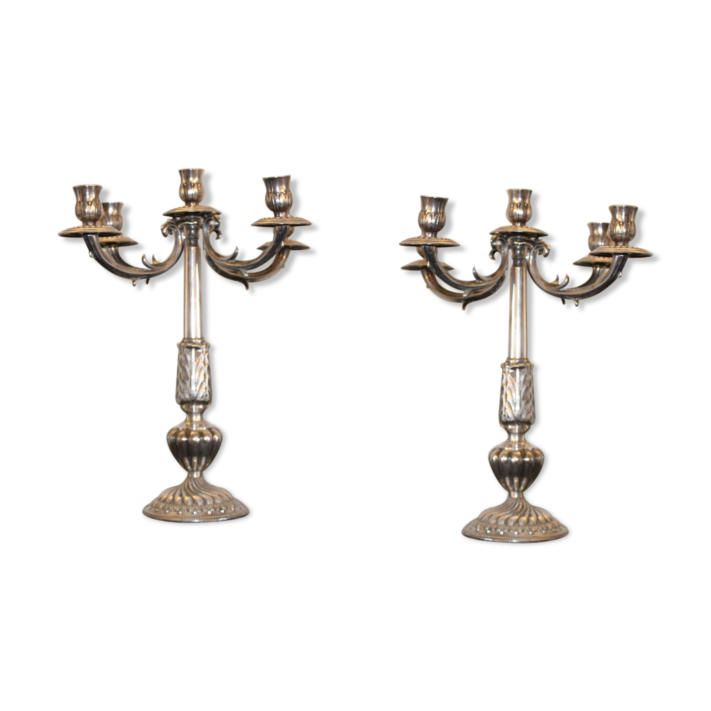 Pair of Louis XVI style chandeliers