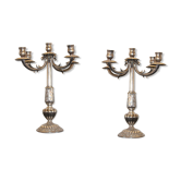Pair of Louis XVI style chandeliers