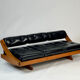 Vintage leather sofa daybed GS 195 by Gianni Songia for Sormani