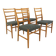 Set of 4 chairs, Petterson & Nilson, Stockholm, Sweden, 1970