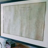 "geometric and sharing" cadastral plan of 1852 canvas