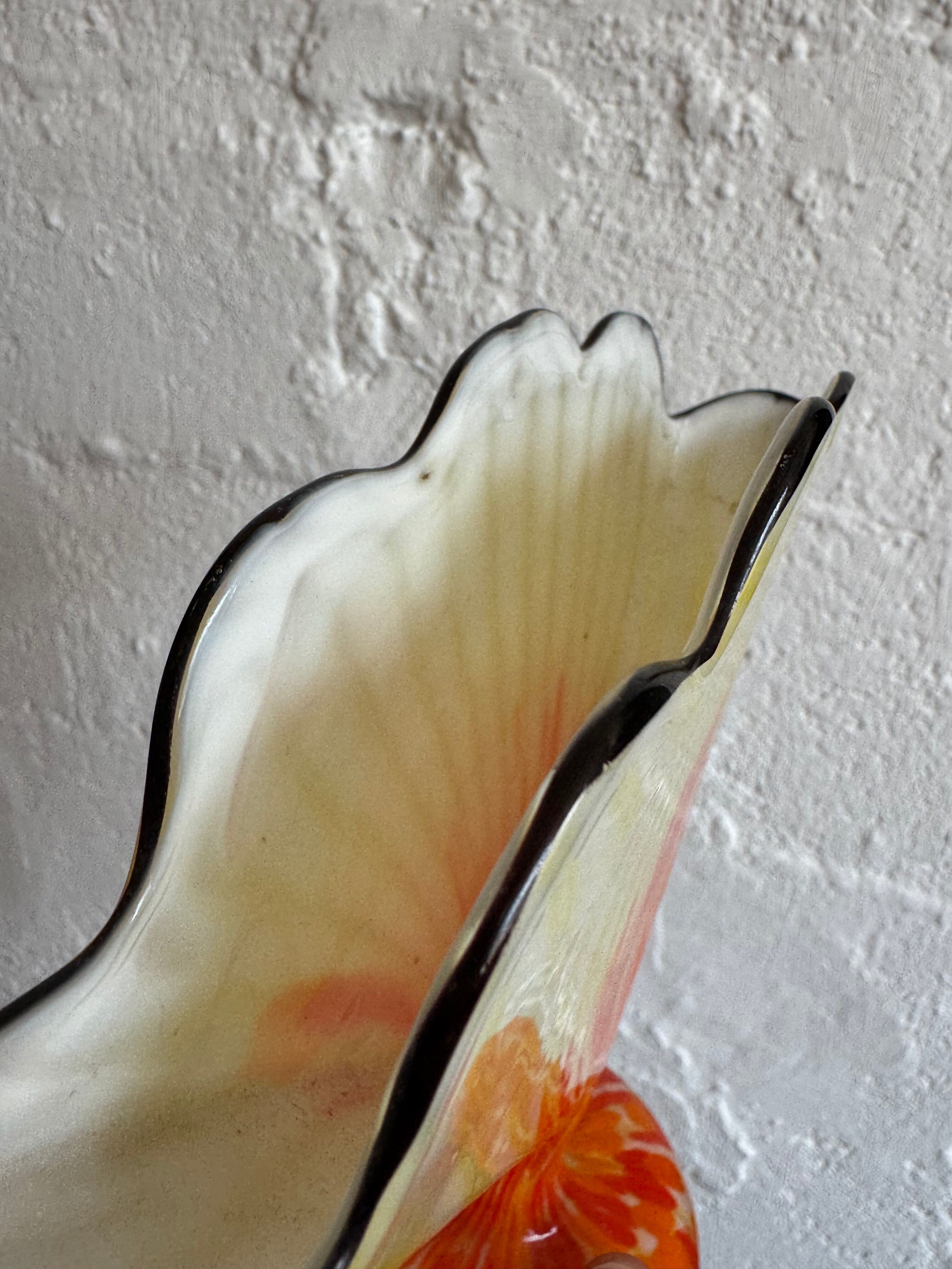 Vase éventail Franz Welz Art Déco